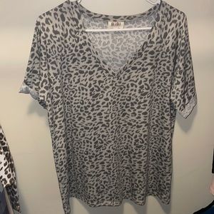 Oversized Leopard Top